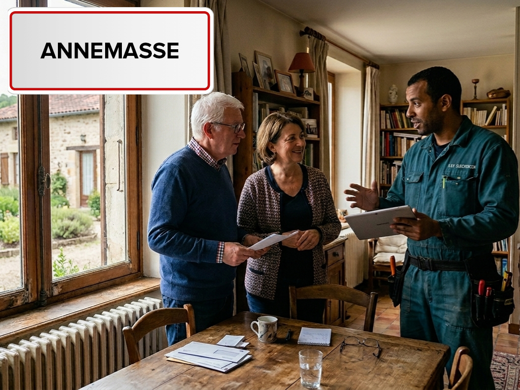 Installation de pompe à chaleur à Annemasse (74100) en Haute-Savoie
